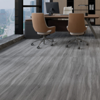 Suelo Vinílico LVT de PVC con Aspecto de Madera, Impermeable, para Casa, Villa u Hotel, Instalación Adhesiva o Suelta
