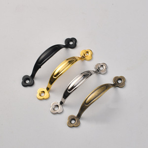 Poignée de tiroir en alliage de zinc B-397, 8 cm, bronze antique, noir, or, argent, style traditionnel, forme barre, quincaillerie de meubles durable - Product Image 1