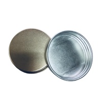 Capuchon à vis anti-déversement en aluminium doré de 53 mm pour pots cosmétiques, couleur et logo personnalisables