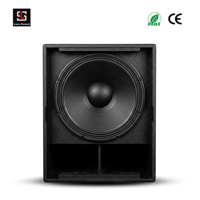 Subwoofer personnalisable 9004 de 18 pouces, 1200 W RMS, basses profondes à 30 Hz, haut-parleur de scène professionnel pour concerts et discothèques
