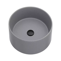 Meilleures ventes Évier rond de salle de bains et de cuisine en ciment Lavabo de salle de bains Lavabos pour salle de bains moderne, hôtel
