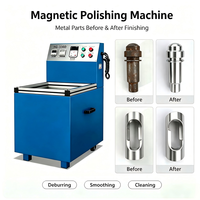 Polissage magnétique automatique industriel pour la finition des surfaces en aluminium et acier inoxydable, débavurage industriel
