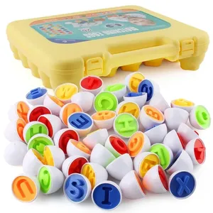 26pcs Whole Letters Alphabet Matching Egg Sorter Puzzlespiel Vorschule kennung Lernen Montessori Kleinkinder Spielzeug