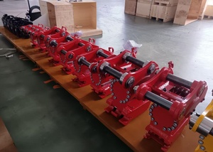 Attache rapide inclinable GJEM GJTH500 améliorée pour excavatrice 0,8-2T, hydraulique, 180 degrés des deux côtés, garantie 1 an pour rapport - Product Image 1