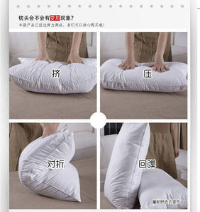 <span class=keywords><strong>Kit</strong></span> de Ropa de Cama Xinsilu con Almohada de Trigo Sarraceno Blanco para Dormir, 55x85/60x90CM, para Hoteles - Product Image 4