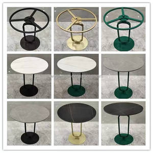 <span class=keywords><strong>Mesa</strong></span> <span class=keywords><strong>auxiliar</strong></span> minimalista italiana, mueble redondo de mármol para sala de estar, balcón, esquina, <span class=keywords><strong>mesa</strong></span> lateral clásica de Metal - Product Image 4
