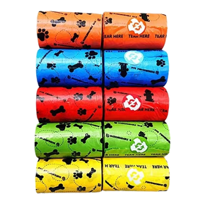 Sacs à déjections pour animaux de compagnie biodégradables et compostables, parfum lavande, respectueux de l'environnement, vente en gros pour fabricants d'articles pour animaux - Product Image 1