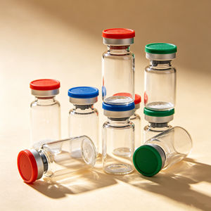 Ready Stock 3ml 5ml 10ml Transparent Round Glass Vials for Freeze-Dried Powder and Liquid Packaging - Product Image 1