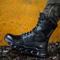 Bottes de travail de sécurité d'hiver pour hommes à semelle épaisse, anti-écrasement, anti-crevaison, anti-rayures, pour une utilisation en usine.