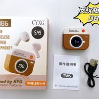 Q86 Tws Bt5.4 True Wireless Stereo Earphone LCD Open-ear Hanging Headset Tampilan Pengisian Daya Headphone BT In-Ear Earbuds
