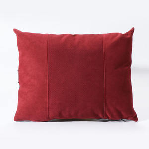 Reposacabezas de soporte lumbar <span class=keywords><strong>para</strong></span> <span class=keywords><strong>coche</strong></span> <span class=keywords><strong>Alcantara</strong></span>, cojín trasero <span class=keywords><strong>para</strong></span> <span class=keywords><strong>coche</strong></span>, asiento de doble cara, almohada lumbar, tapicería, Uso General automotriz - Product Image 3