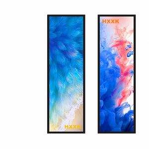 Hxxk cảm ứng tùy chỉnh Stretch Bar LCD màn hình hiển thị Kệ cạnh hiển thị kỹ thuật số biển siêu rộng màn hình treo tường - Product Image 4