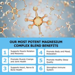 Suplementos Herbales al por Mayor de Fábrica con L-Teanina y Bromelina para Apoyar la Relación Muscular y la Recuperación, Gotas Líquidas de Magnesio - Product Image 2