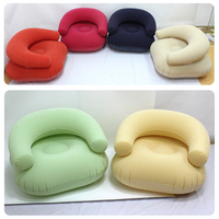Canapé gonflable moderne pliable et portable, imperméable, pour l'extérieur, chaise longue individuelle, tabouret de loisirs pour salon et chambre à coucher