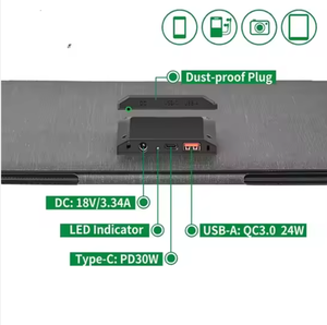 Panel Solar Portátil Plegable de 6V 12V 18V para Exteriores, Precio Directo de Fábrica, Opciones de 10W 15W 60W, Envío Gratis - Product Image 5