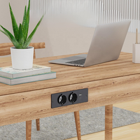 Prise de courant encastrée pour bureau, unité de prise de courant encastrée dans le meuble avec ports USB pour poste de travail, comptoir de cuisine, hôtel