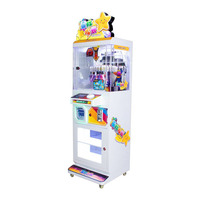 Machine de jeu automatique à prémiers et cadeaux, modèle Lucky Star Crazy Toy Game, avec fonction de découpe de prix, acceptant les paiements par pièces, espèces et cartes