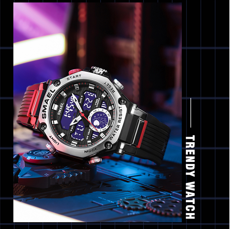 Newest Men's popular Watches Big Brand SMAEL 8069 Men Digital Sport Watches