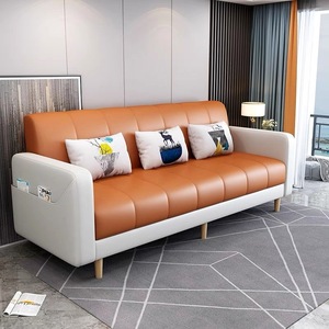 Canapé-lit inclinable moderne personnalisé <span class=keywords><strong>Gary</strong></span> Blue peu encombrant avec accoudoirs rembourrés pour meubles de chambre à coucher et de salon - Product Image 4