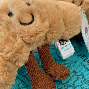 Vui vẻ mềm đáng yêu Croissant <span class=keywords><strong>Keychain</strong></span> dễ thương Thú nhồi bông búp bê tinh tế đồ chơi sang trọng - Product Image 3