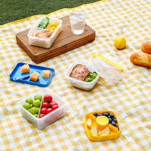 Multifunctional Transparent Crisper Plastic Storage Containers for Kitchen Stackable <b>Fridge</b> Organizer for Household Use - Product Image 4