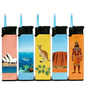Encendedor de Cigarros Electrónico Recargable de Butano, a Prueba de Viento, con Logotipo Personalizado OEM, para Uso en Australia - Product Image 4