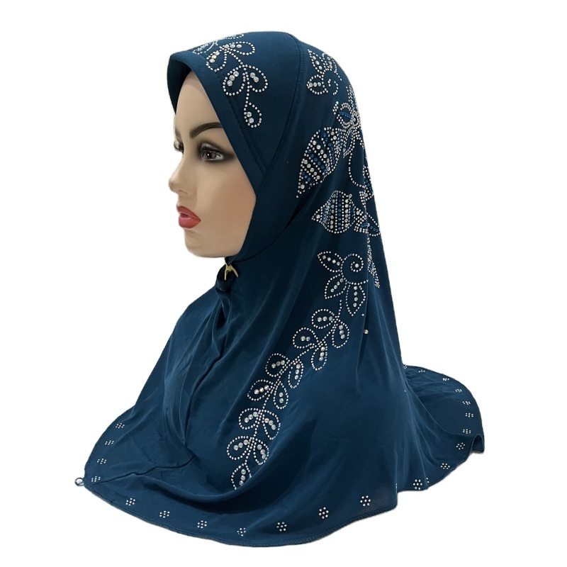 peacock blue hijab