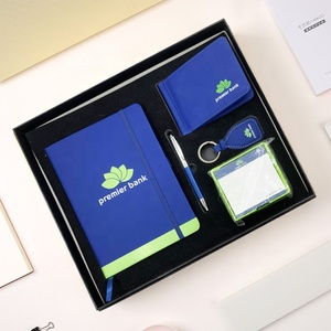 Bộ Quà Tặng Doanh Nghiệp Tinh Tế Máy Tính Xách Tay Nhỏ + Hộp Danh Thiếp + Bút + Móc Khóa + Chú Ý Năm Mảnh Kinh Doanh - Product Image 5