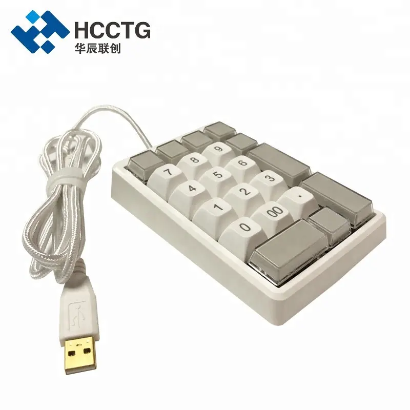 21 Tasten programmier bare Tastatur mit LED-Registrier kasse pos Tastatur programmier bar USB KB21U