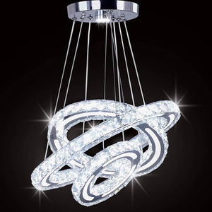 Lámparas de cristal ajustables para decoración del hogar, candelabros modernos, luces de techo - Product Image 1