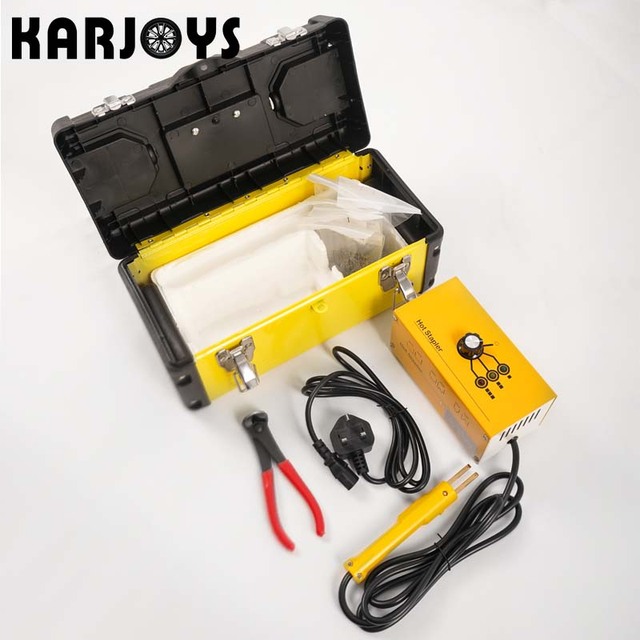 High Quality Handheld Plastic Welder Kit with Hot Stapler Welding Gun & Carry Case-Made in Guangdong