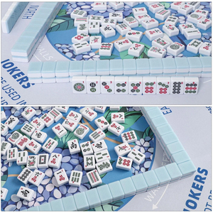 Custom Printed Neoprene American Mahjong <b>Table</b> Mat Luxury Floral Style Mahjong <b>Game</b> Pad <b>for</b> Acrylic Mahjong Tiles Wholesale - Product Image 6