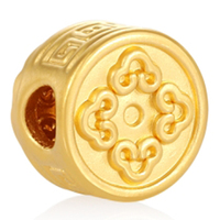 Bracelet Lion de luxe en or massif 24K 1.1g de perles dures Emballage personnalisable avec OEM/ODM pour cadeau