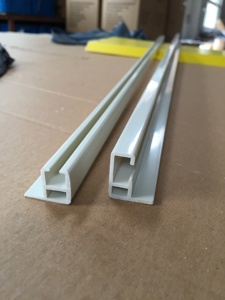 Bán buôn <span class=keywords><strong>PVC</strong></span> hồ sơ uPVC Trần treo tường đơn đôi theo dõi đường sắt rèm - Product Image 3