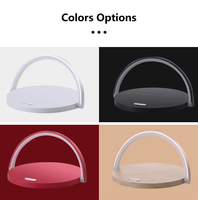 Offre Spéciale rapide pliable chevet Multi Table lumière LED lampe support Mobile chargeurs de téléphone sans fil