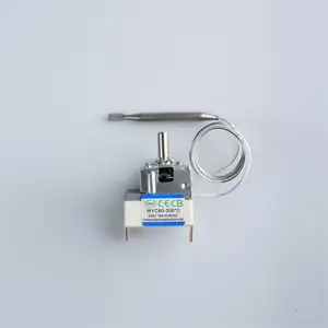 Termostato capilar elétrico do equipamento de aquecimento para o aquecedor automático de água de aço inoxidável