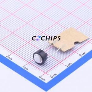 SKRGABD010 Tactile Switch Through hole Component (THT) Switch Single Pole Single Throw Round Button Through Hole 4.3mm - Product Image 1