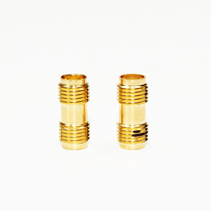 Adaptador RF Recto SMA-KK, Latón Chapado en Oro, 50 Ohm, 1.5, Conector Hembra KK Jack Compatible con ROHS para Radio - Product Image 3