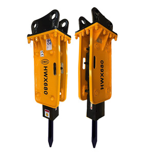 Lampiran bersertifikat CE tipe terbuka HWX680 palu pemecah hidrolik untuk pertambangan pemecah ekskavator - Product Image 1