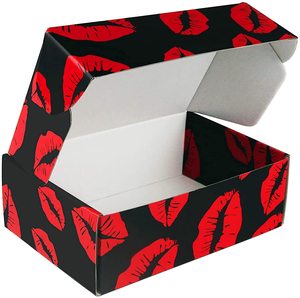 Boîte postale élégante en papier ondulé en relief avec logo personnalisé et emballage de cadeau d'expédition pour le commerce électronique-imprimé simple recto verso - Product Image 6