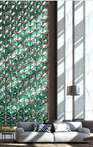 מחיצות חדר רב תכליתיות מפלדת אל-חלד קריסטלית בהתאמה אישית מדגם High Quality Matteo J015 - Product Image 4