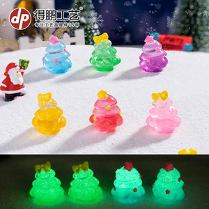 Dp Mini Resin Christmas <b>Tree</b> Ornament Colorful Desktop Decoration For Holiday Decor - Product Image 4