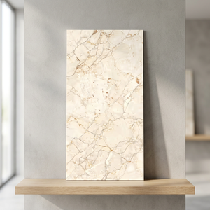 กระเบื้องปูพื้นและผนังเคลือบเงาเมทัลลิก Espen Crema ขนาด 600x1200 มม. หนา 8.5 มม. - Product Image 3