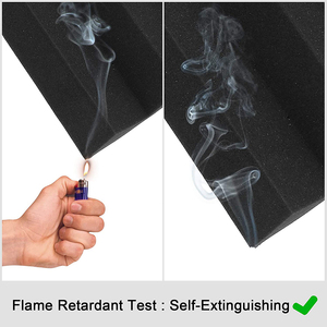 <span class=keywords><strong>Espuma</strong></span> profesional de alta densidad para estudio de grabación, <span class=keywords><strong>espuma</strong></span> absorbente de sonido a prueba de fuego - Product Image 3
