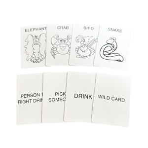 Tùy Chỉnh Thiết Kế Và Logo Thân Thiện Với Môi Giấy Tarot Và Chơi Thẻ Động Vật <span class=keywords><strong>21</strong></span> + Uống Thẻ Trò Chơi Cho Gia Đình - Product Image 3