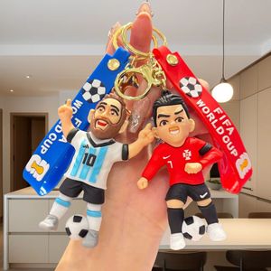 Llavero de Fútbol con Diseño de Camisetas de <span class=keywords><strong>Estrellas</strong></span> como Cristiano Ronaldo y Lionel <span class=keywords><strong>Messi</strong></span>, Pequeño Regalo para Fanáticos - Product Image 6