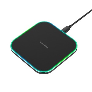 Hot Selling Universal Wireless Mobile Phone <b>Chargers</b> Support Custom Logo 15W Fast Wireless Charging Pad <b>Chargers</b> - Product Image 1