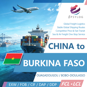 Service d'expédition FCL Chine vers <span class=keywords><strong>BURKINA</strong></span> <span class=keywords><strong>FASO</strong></span> / OUAGADOUGOU, <span class=keywords><strong>BOBO</strong></span>-<span class=keywords><strong>DIOULASSO</strong></span> / 40GP/20GP/Marchandises dangereuses - Product Image 1