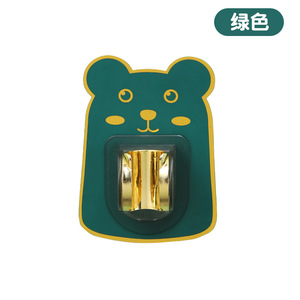 Soporte para cabezal de ducha sin taladro, soporte ajustable con ventosa para baño de niños, forma de manzana, verde, naranja, blanco - Product Image 4