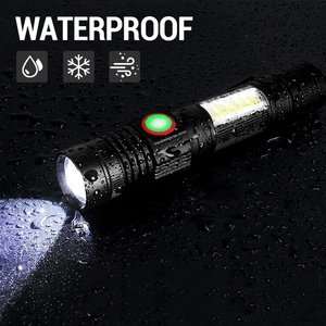 Zoomable Torch T6 LED Đèn Pin Mạnh Mẽ Nam Châm Có Thể Sạc Lại Lumen Cao Đèn Pin Side COB - Product Image 5